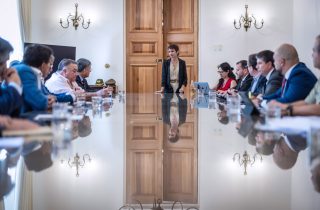 Mininistra Tohá reunión Lo Valledor
