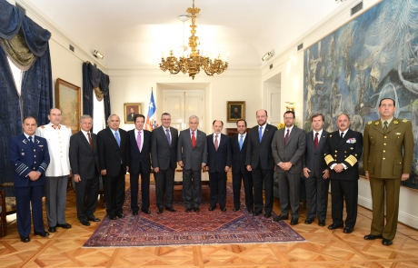 Presidente Piñera encabeza reunión del Consejo de Seguridad Nacional en La Moneda