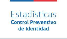 Estadísticas control preventivo de indentidad