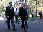 Presidente de la República junto al Ministro Hinzpeter felicitaron a Carabineros tras positivo balance en el Día del Joven Combatiente