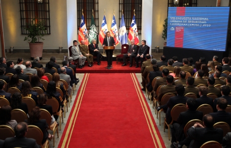 Ministro del Interior y Seguridad Pública destacó cumplimiento de metas en materia de Seguridad Ciudadana