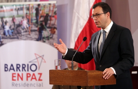 Ministro del Interior y Seguridad Pública lanzó Programa Barrio en Paz Residencial