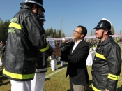 Ministro Hinzpeter premió a ganadores de competencia realizada por Cuerpo de Bomberos de Santiago