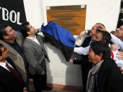 Con masiva presencia de vecinos inauguran multicancha de la Escuela de Fútbol Bam Bam Zamorano de La Legua