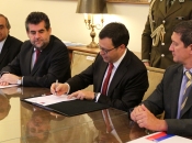 Ministro Hinzpeter firmó acuerdo de cooperación con la Oficina de las Naciones Unidas contra la Droga y la Delincuencia