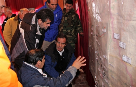 En Región del Bíobío Onemi mantiene alerta amarilla en las comunas de Pinto, Antuco, Quilaco y Tucapel, mientras que Alto Bíobío fue declarada como zona de catástrofe