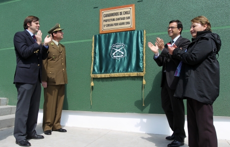 Ministro Hinzpeter inauguró nueva comisaría de Pedro Aguirre Cerda