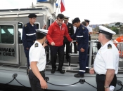 Con ejercicio de fiscalizacón de cargas y embarcaciones en el puerto de Valparaíso culminó primer curso de interdicción marítima