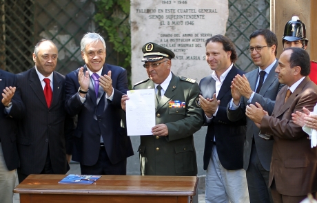 Presidente de la República y Ministro del Interior y Seguridad Pública firmaron indicación al proyecto del ley de Bomberos de Chile