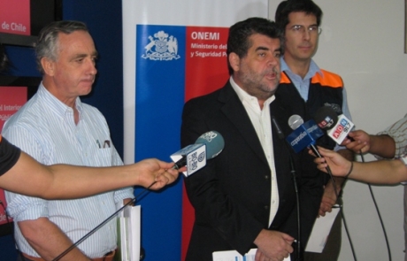 Ministro del Interior y Seguridad Pública (s) entregó reporte actualizado de situación de incendios