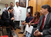 Vicepresidente de la República visitó a Daniel Zamudio en la Posta Central