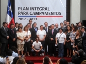 Vicepresidente Hinzpeter y Delegado Presidencial Felipe Kast lanzan Plan Integral para familias de campamentos