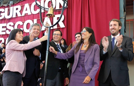Ministro Hinzpeter encabezó bienvenida al año escolar en la región de O’Higgins
