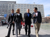 Presidente Piñera y Ministro Hinzpeter dan inicio a la recuperación de fachadas de edificios de la Caja Cívica