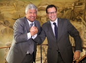 Ministro Hinzpeter visita a alcalde de Valparaíso por su reciente reelección municipal