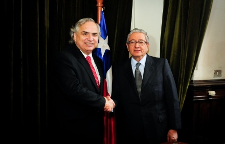 Ministro Chadwick visita al presidente de la Corte de Apelaciones y reitera la importancia de un trabajo coordinado para enfrentar la delincuencia