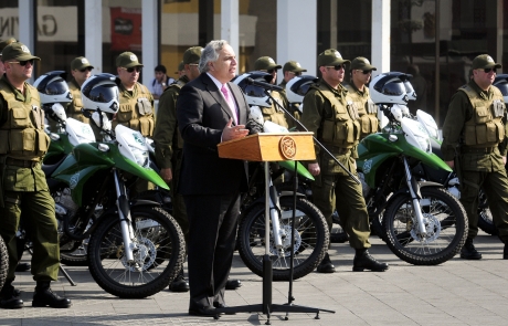 Gobierno suma 64 efectivos policiales, 50 motos y vehículos todoterreno para la Región de Tarapacá