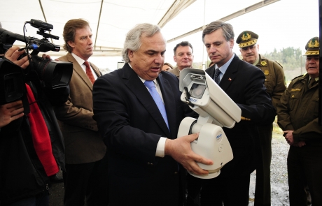 Gobierno inicia instalación de 62 cámaras de seguridad en la Ruta 5 Sur en La Araucanía