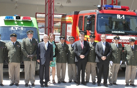 Presidente Piñera inauguró Primera Compañía de Bomberos en Codegua