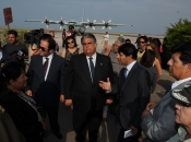 Avión Hércules repatrió a víctimas bolivianas tras accidente carretero del viernes