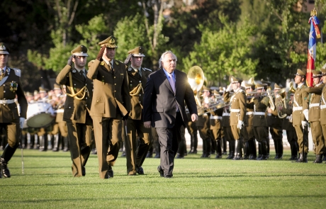 Ministro Chadwick participa en Ceremonia de Ascenso y Retiro de Oficiales Generales de Carabineros
