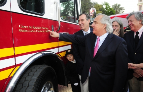 Gobierno hace entrega de Carro de Rescate Pesado a la Quinta Compañía de Bomberos de Rancagua