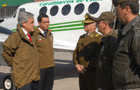 Ministro del Interior sobrevoló en avión vigía de Carabineros
