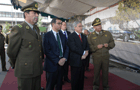 Presidente de la República y Ministro del Interior visitan escuadrón centauro a 100 días del inicio de sus labores