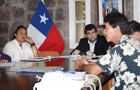 Subsecretario del Interior escuchó los planteamientos de la comunidad rapanuí